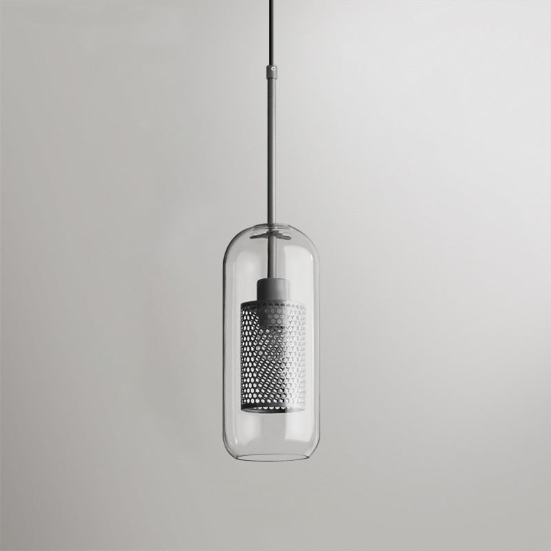 Veleine pendellampe i Chiswick-glas til stuen