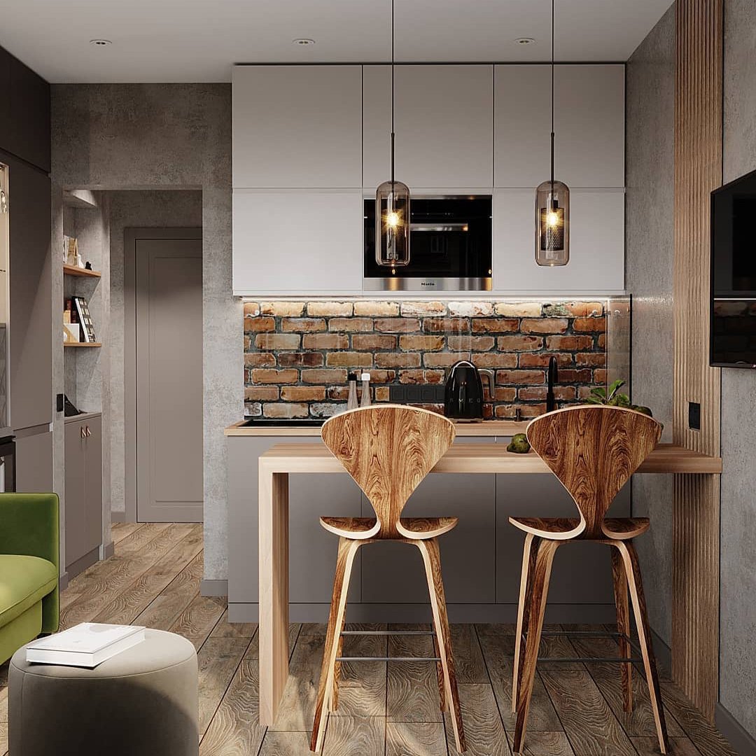 Veleine pendellampe i Chiswick-glas til stuen