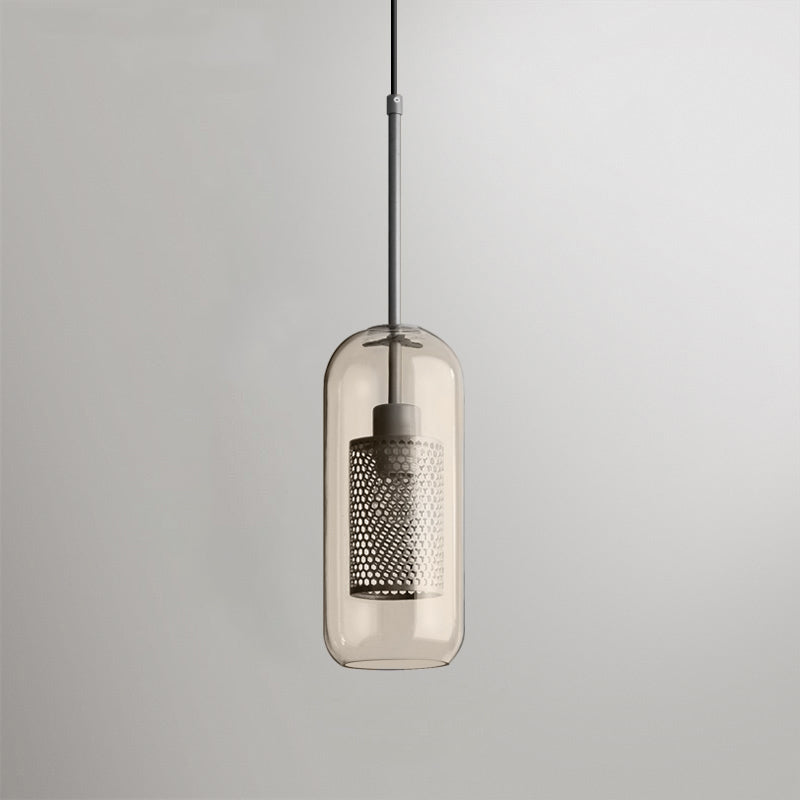 Veleine pendellampe i Chiswick-glas til stuen