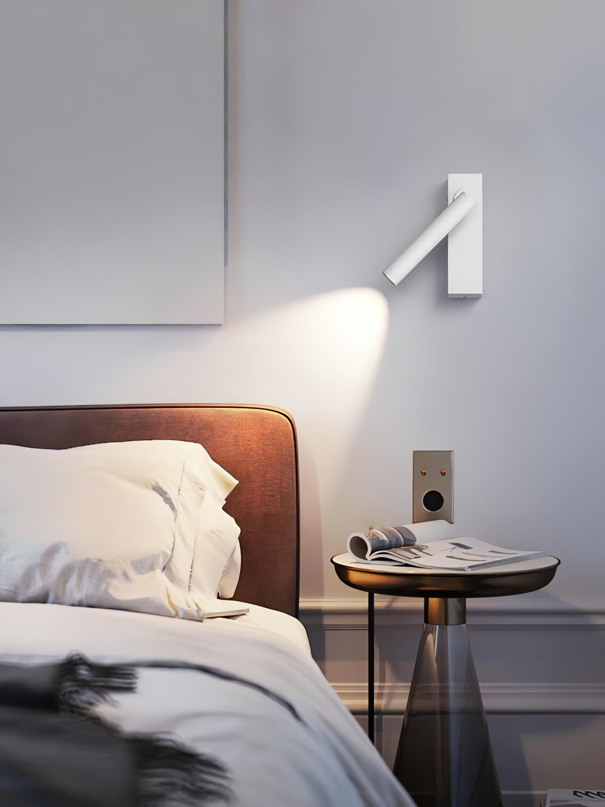 Mysorarae moderne minimalistisk indbygget væglampe