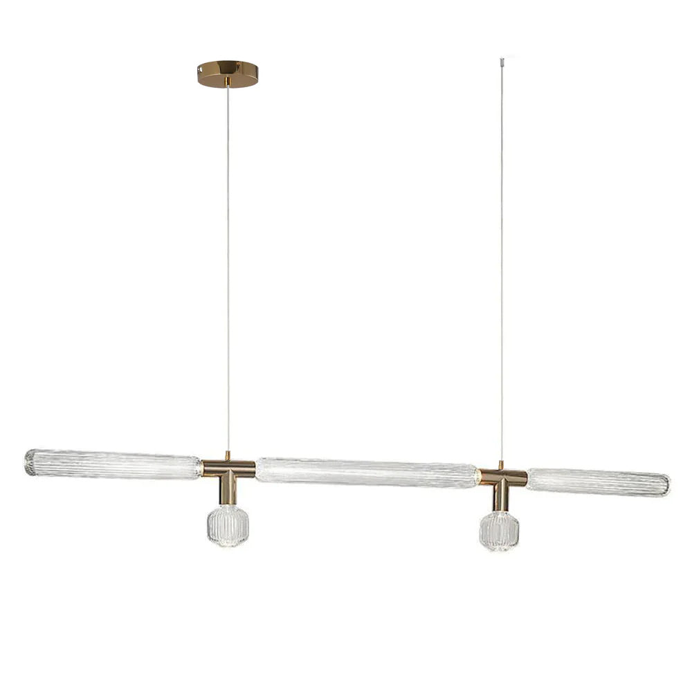 Tika pendellampa i kristall, cylinderformad, Cipher, modern