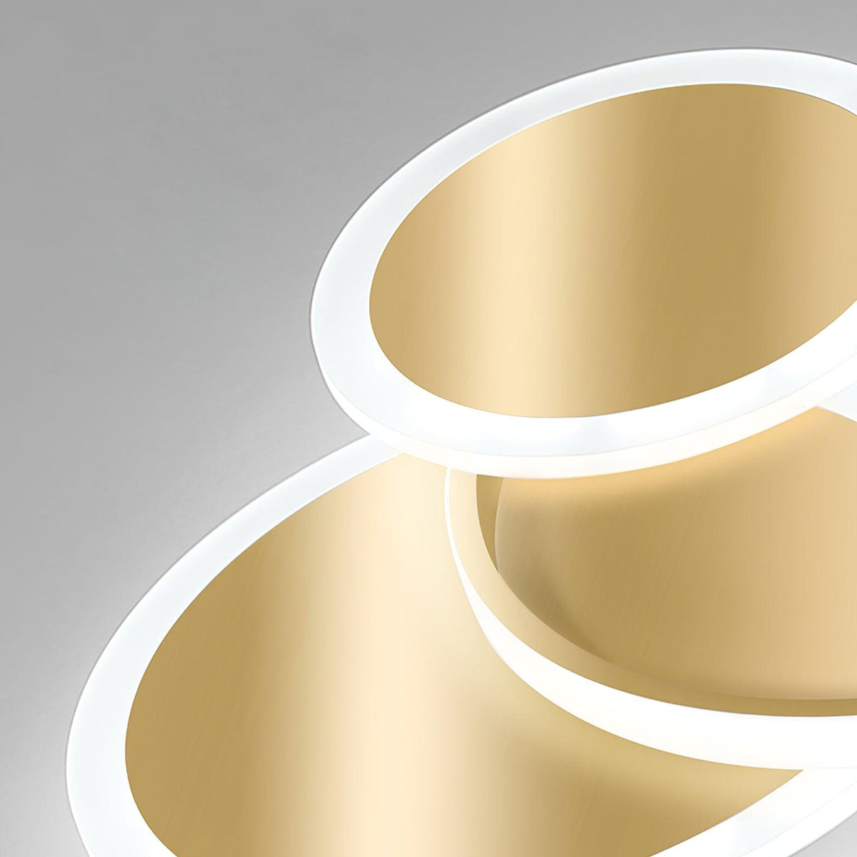 Insk kunstnerisk LED-loftslampe med cirkler