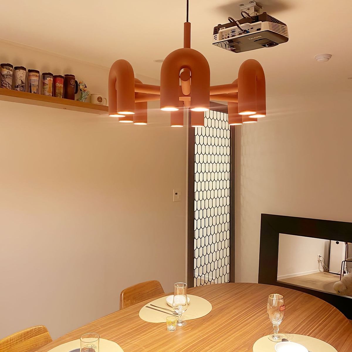 Candelabro em forma de U Cirkus Soroissa
