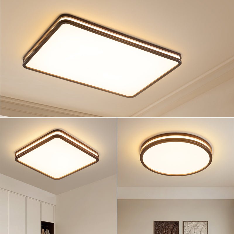 Nysilos moderne minimalistisk loftslampe i træ