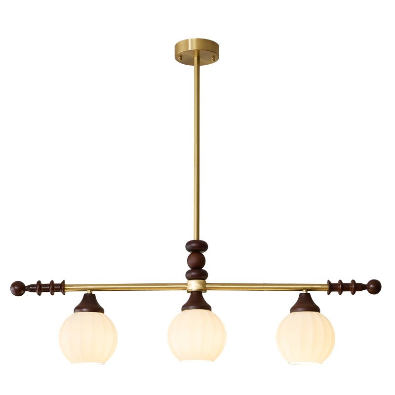Vosole traditionel elegant vintagekrystallsekrone i træ