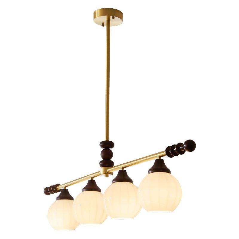 Vosole traditionel elegant vintagekrystallsekrone i træ