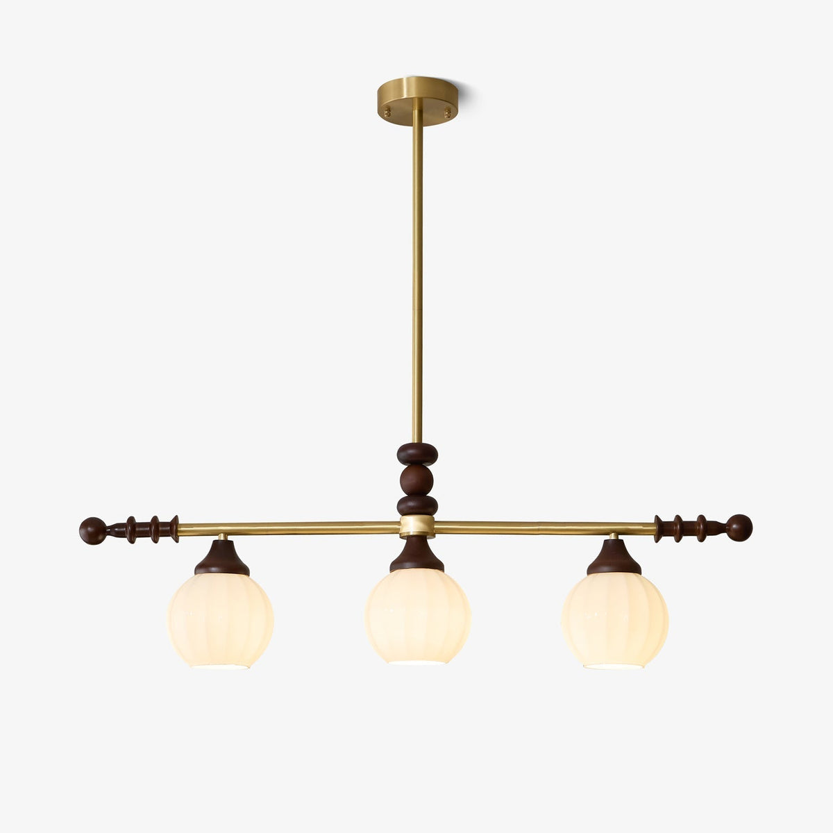 Vosole traditionel elegant vintagekrystallsekrone i træ