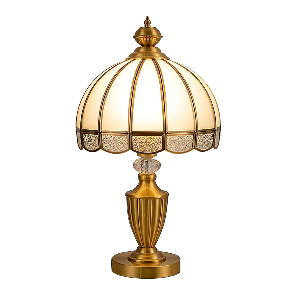 Candeeiro de mesa de vidro opalino Classic