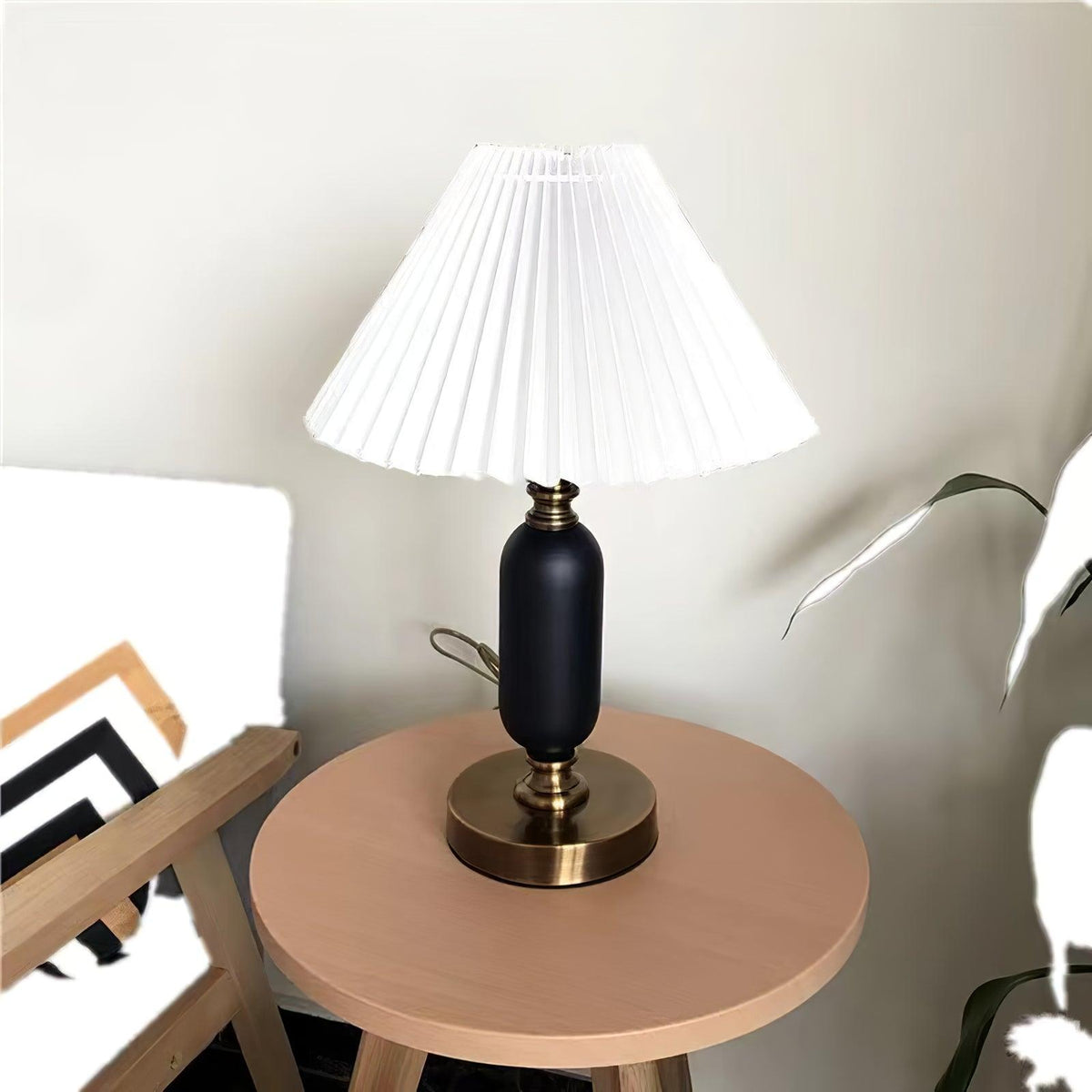 Aurmarila bordslampa i tyg