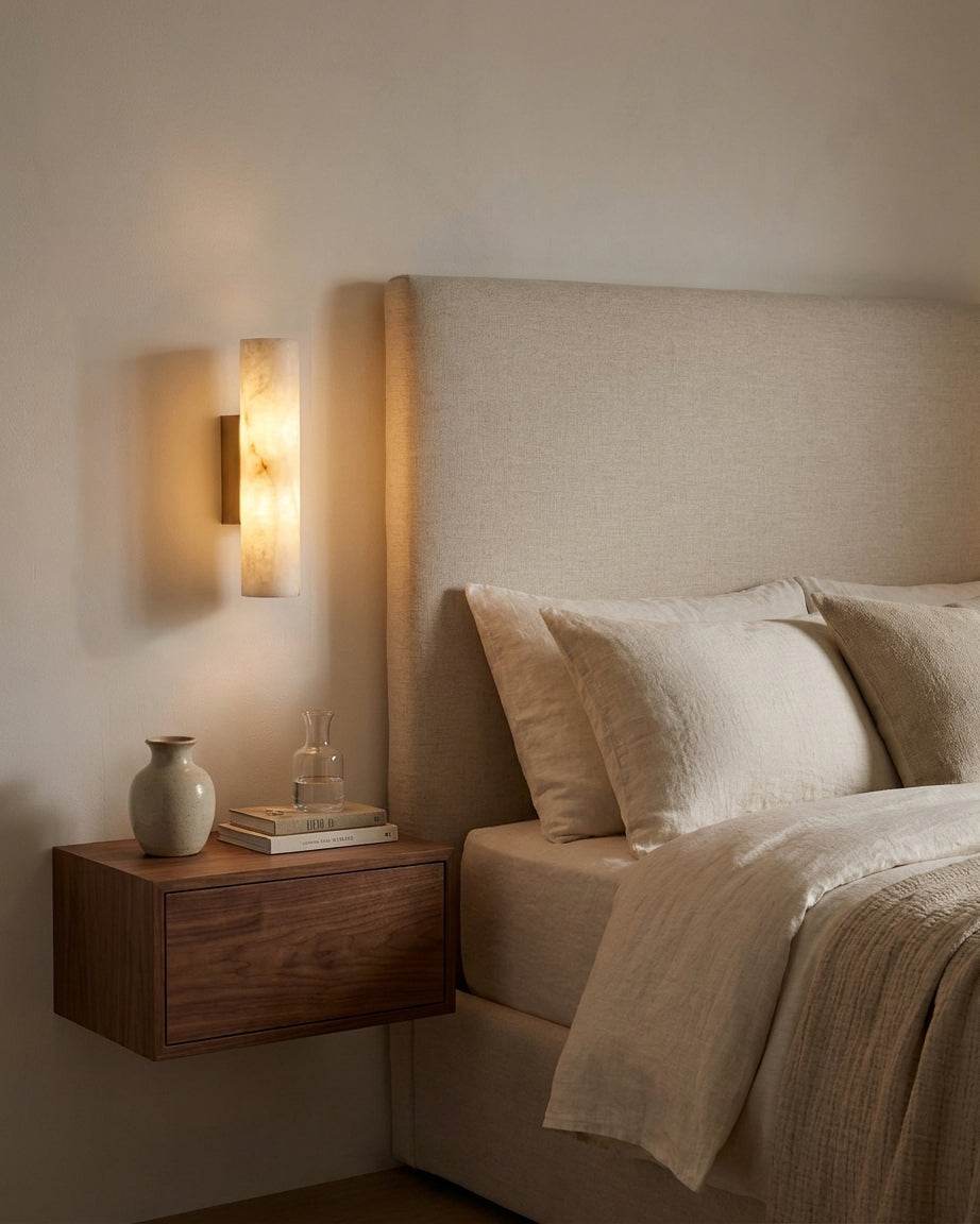 Aveninaya Alabaster Wall Sconce