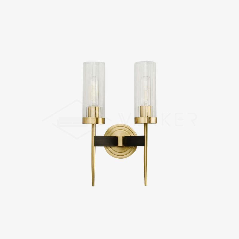 Vilaeisra Elegance -vintage-seinävalaisin lasia