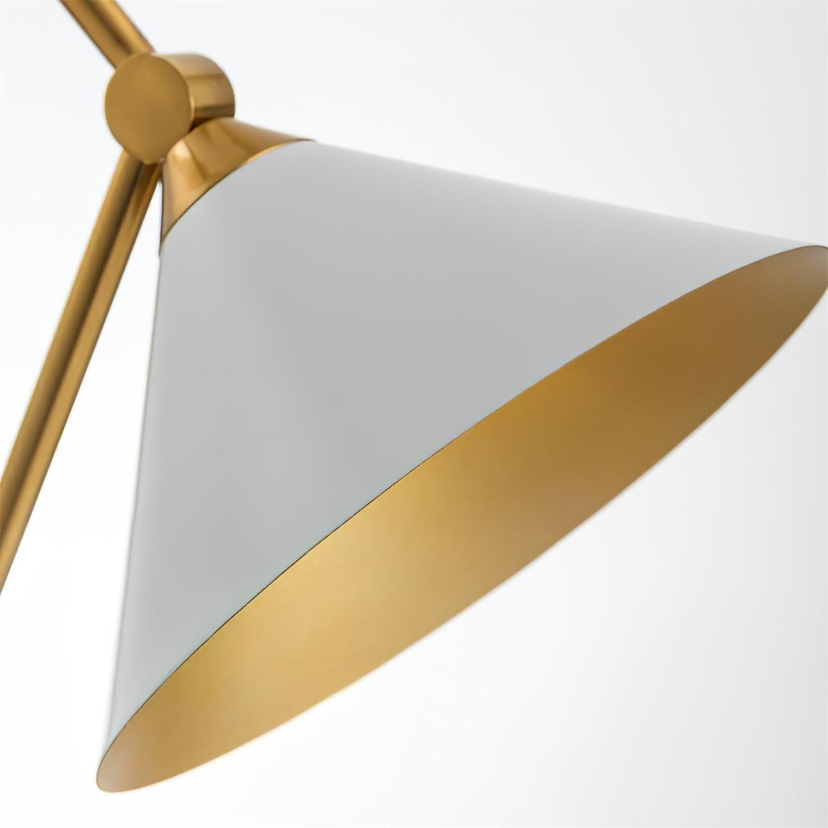 Avelo geometrisk bordlampe i marmor