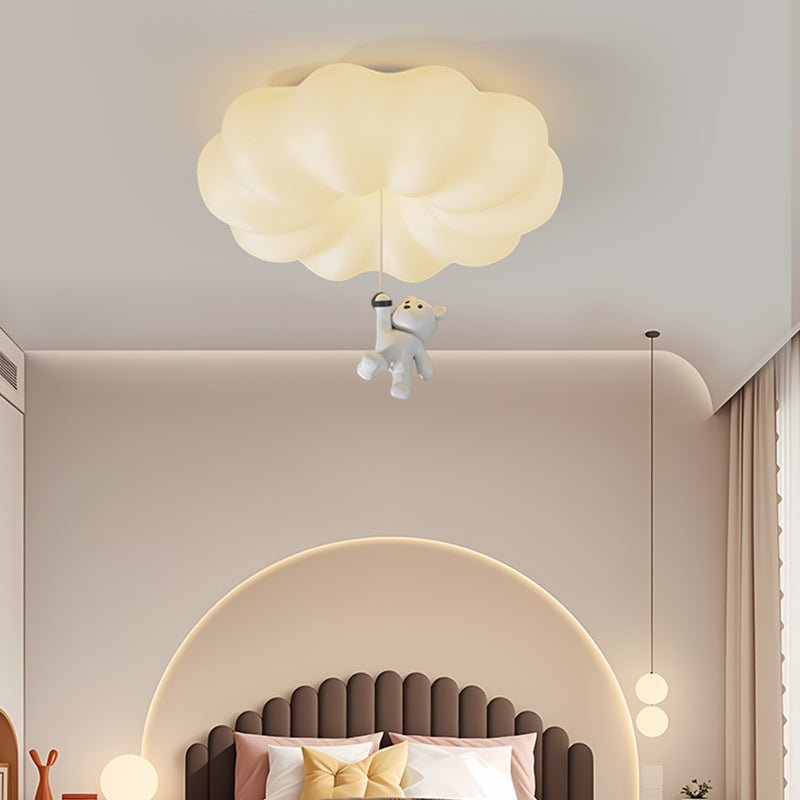 Civarion klassisk loftlampe i resin med sky- og bjørnemotiv