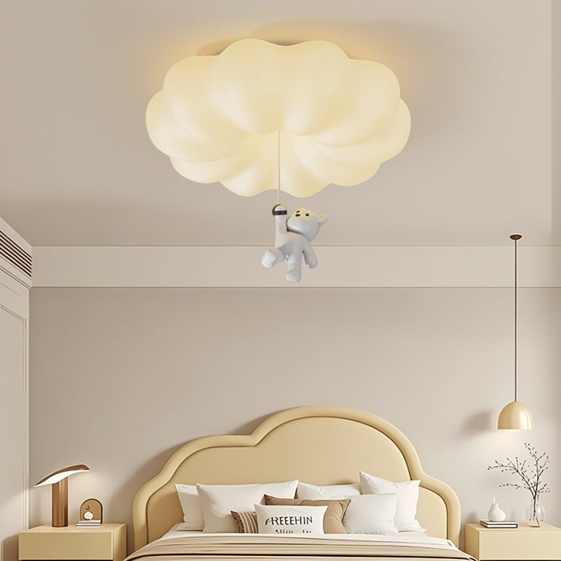 Civarion klassisk loftlampe i resin med sky- og bjørnemotiv
