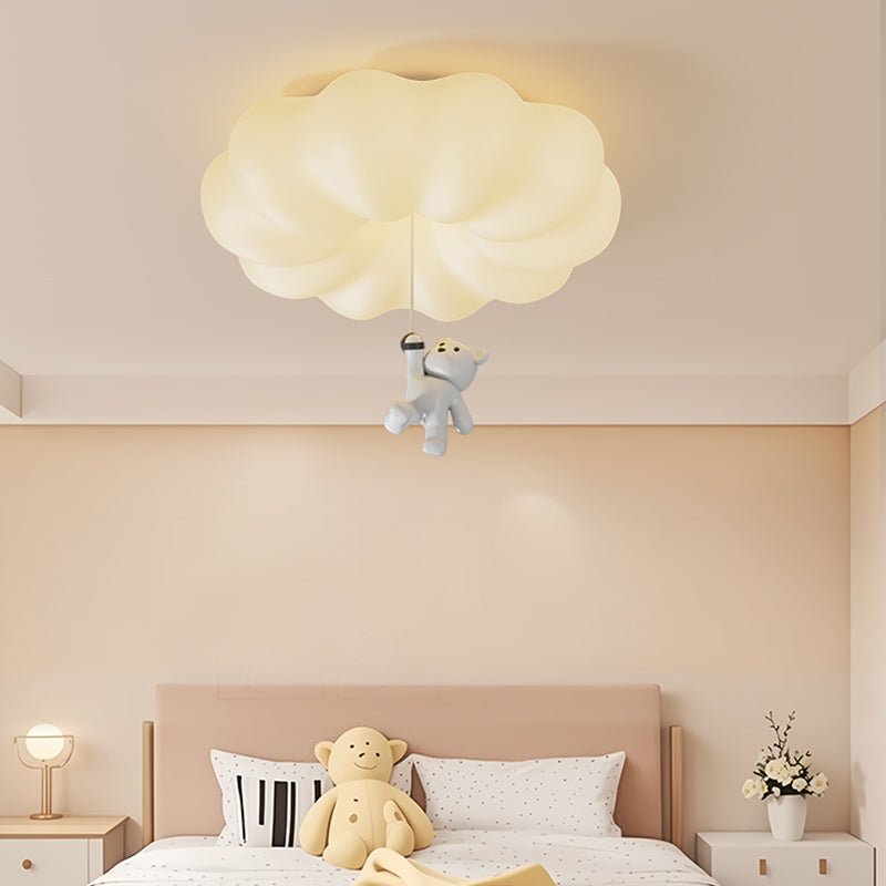 Civarion klassisk loftlampe i resin med sky- og bjørnemotiv