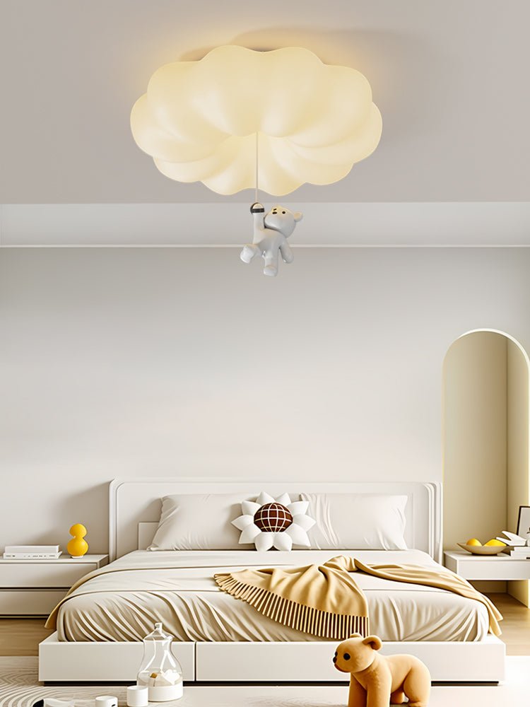 Civarion klassisk loftlampe i resin med sky- og bjørnemotiv