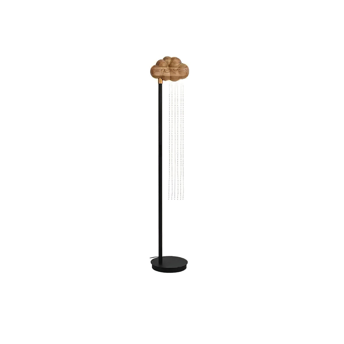 Orinyra molnformad golvlampa i brons