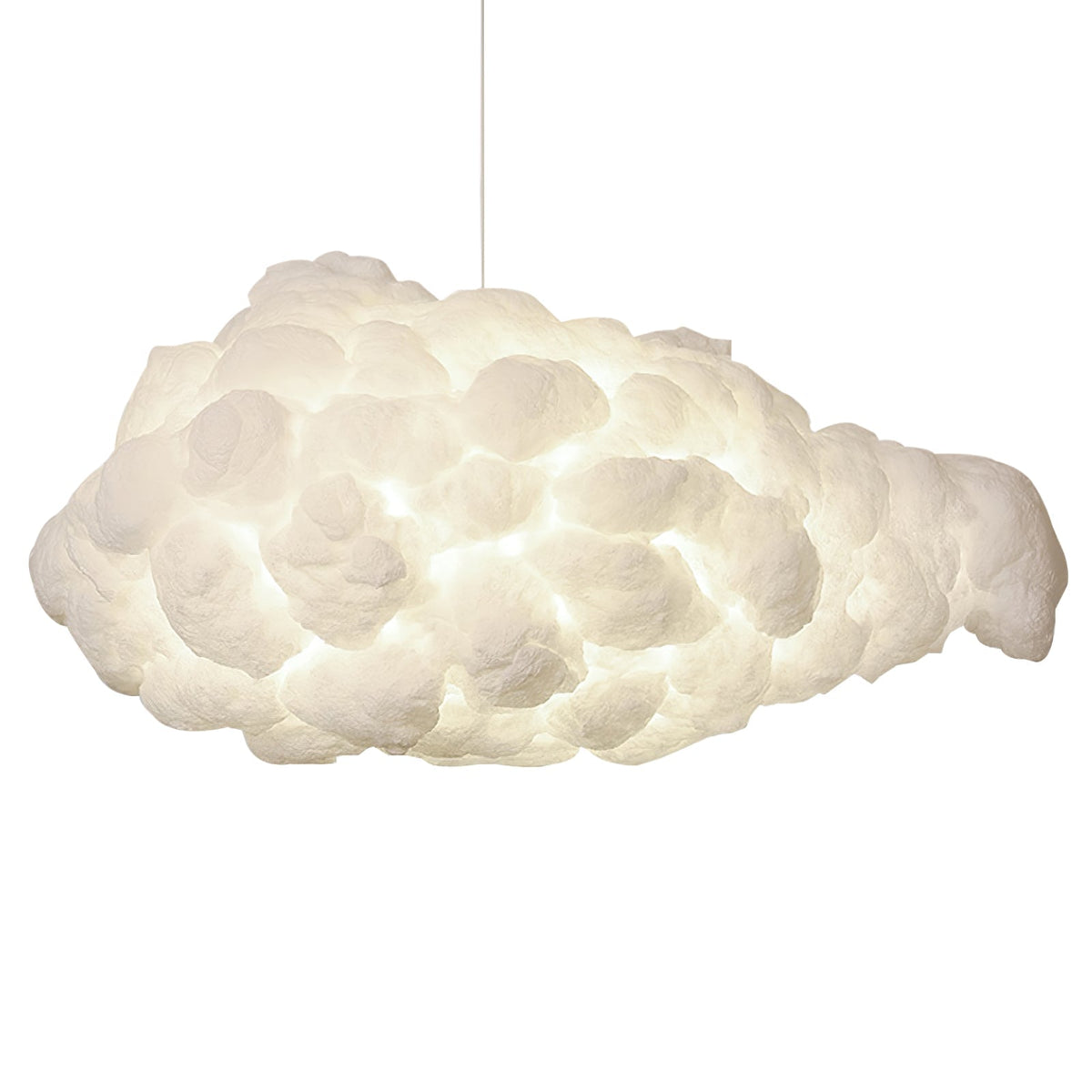 Nively pendellampa i fibersilke