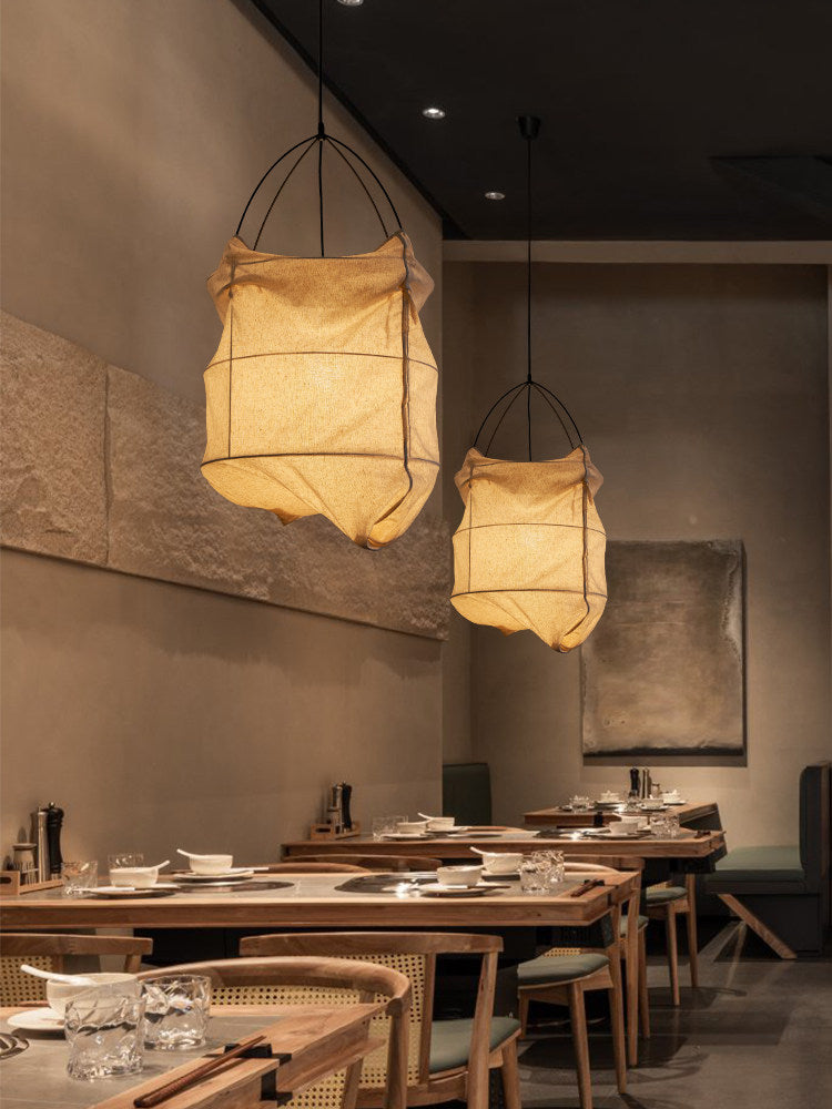 Candeeiro suspenso com estrutura de tecido Southvale2