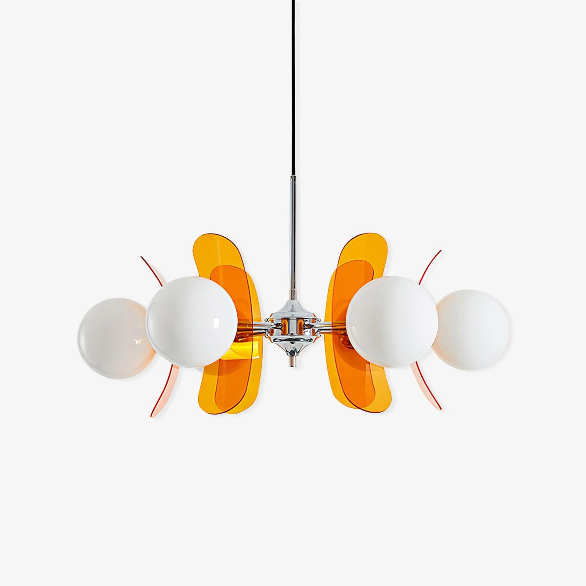 Ulano Chandelier Brown &Orange