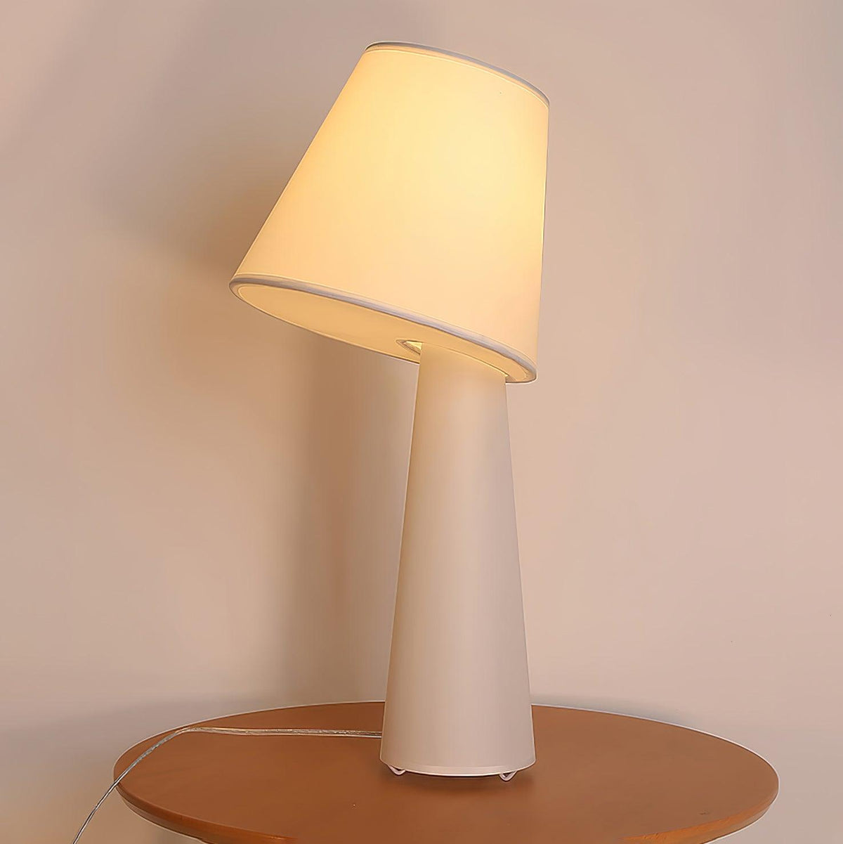 Candeeiro de mesa de tecido Sereniella