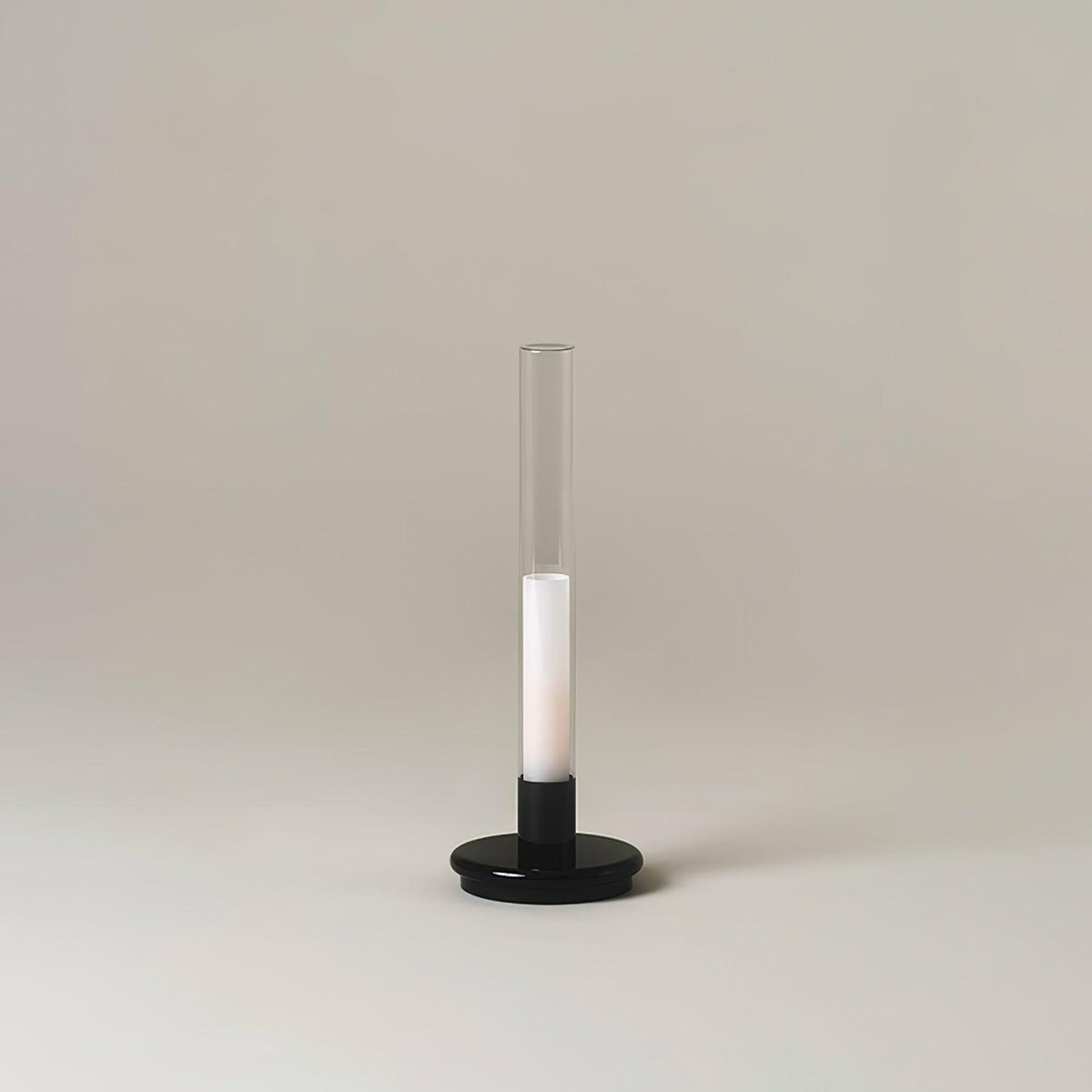 Candeeiro de mesa Tevi em acrílico minimalista
