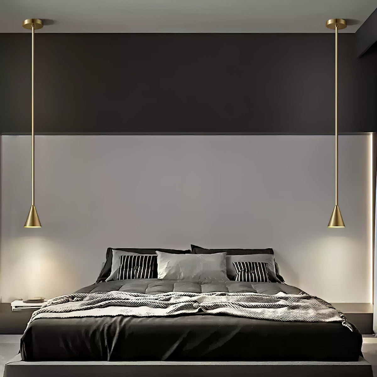 Cutheion moderne minimalistisk pendel i messing