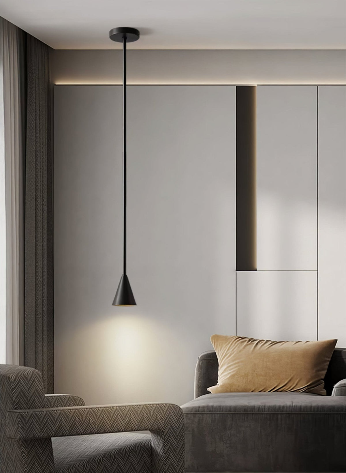 Cutheion moderne minimalistisk pendel i messing