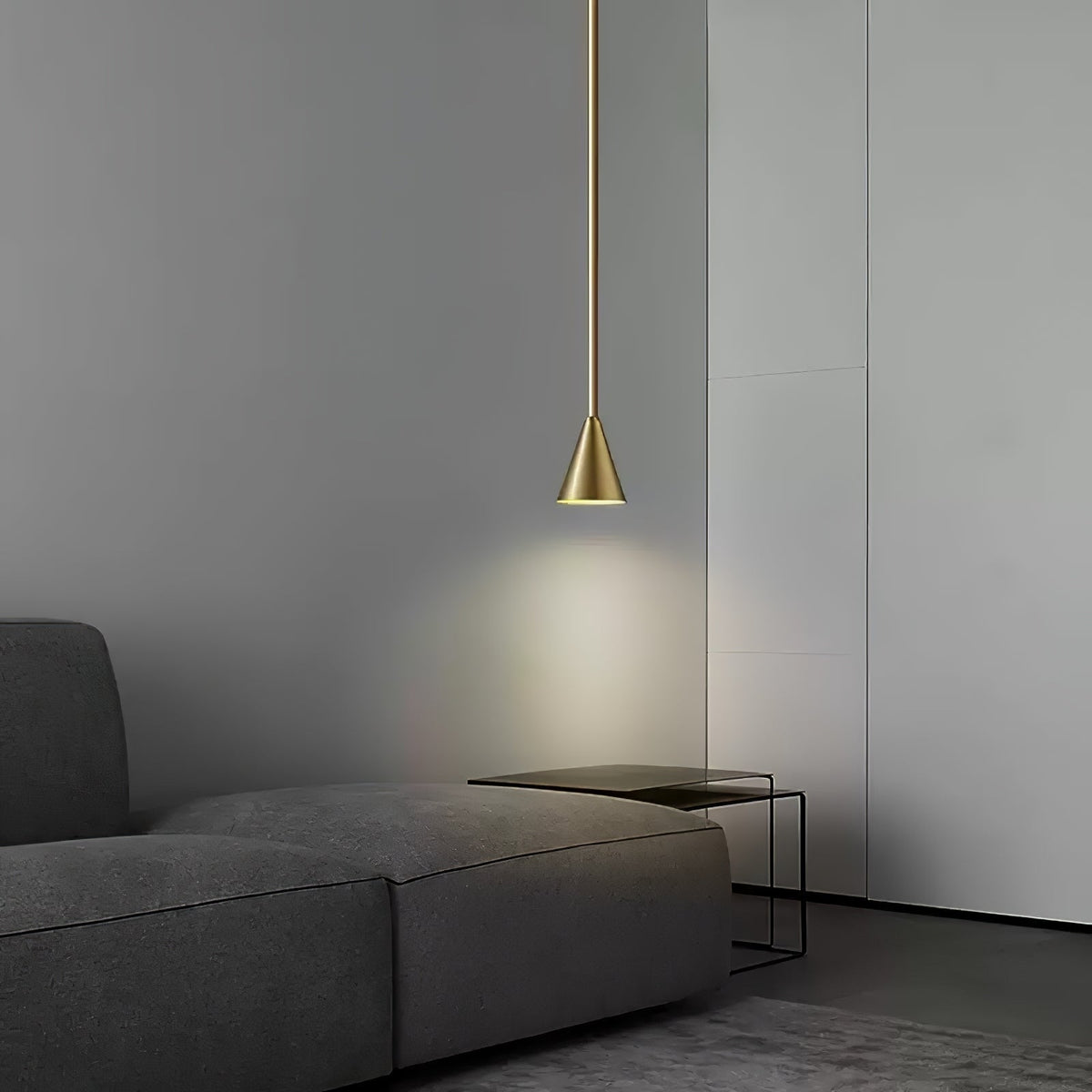 Cutheion moderne minimalistisk pendel i messing