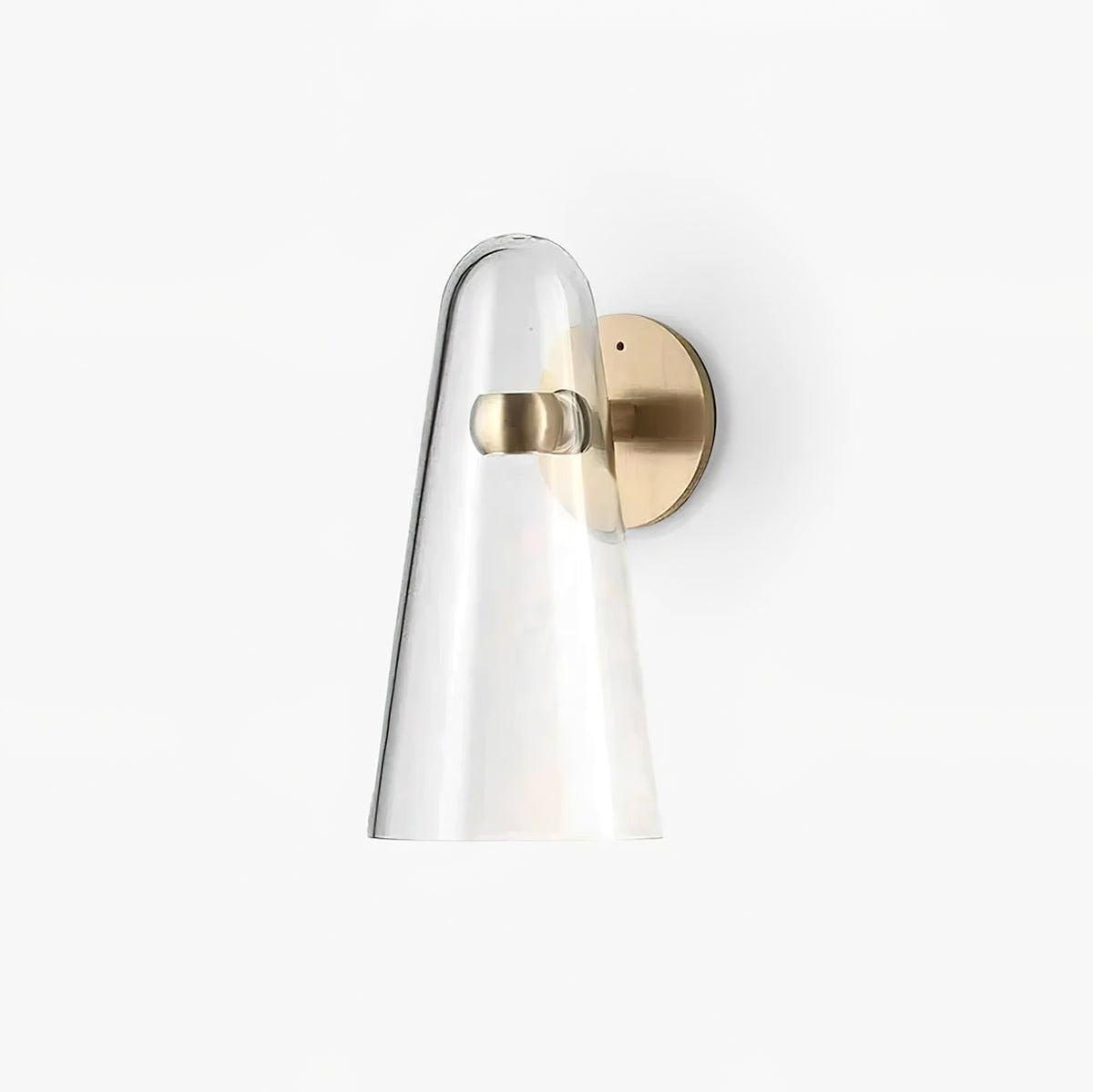 Lioririella konisk glasvägglampa