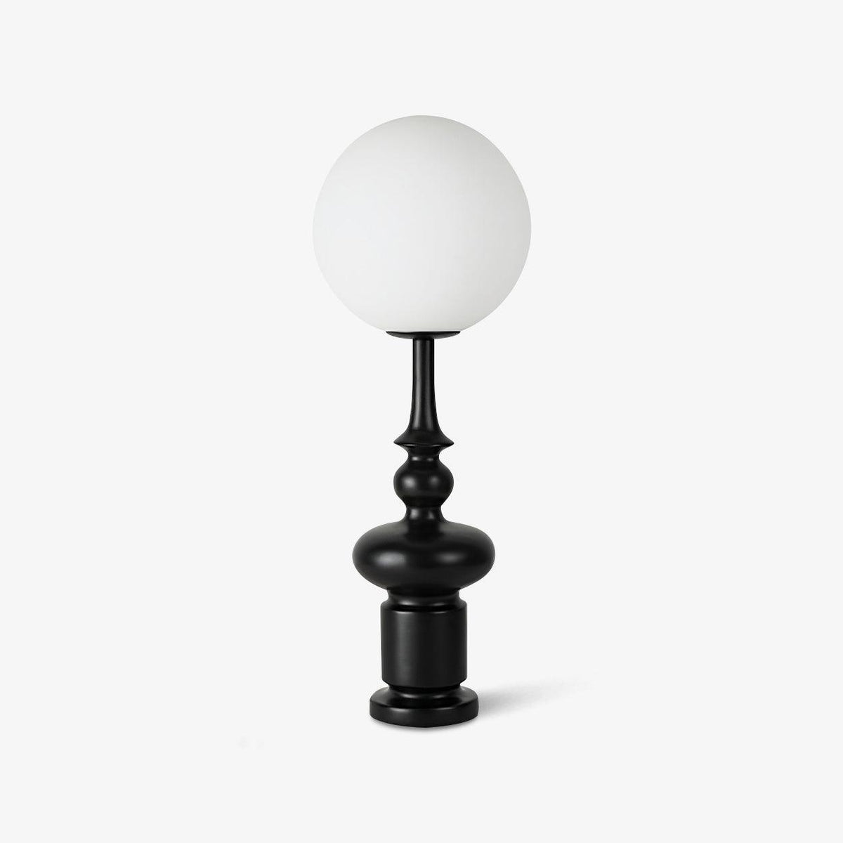 Soralise bordlampe med romersk søjle