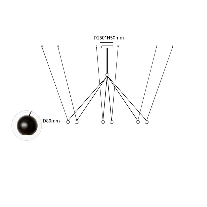 Konstellation modulært system til pendellampe