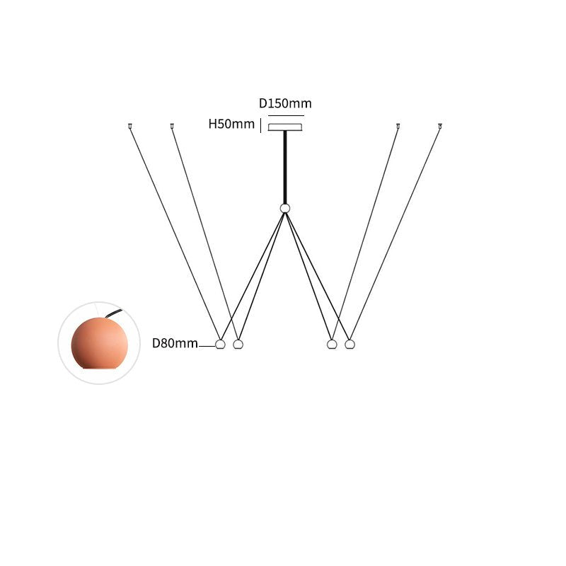 Konstellation modulært system til pendellampe