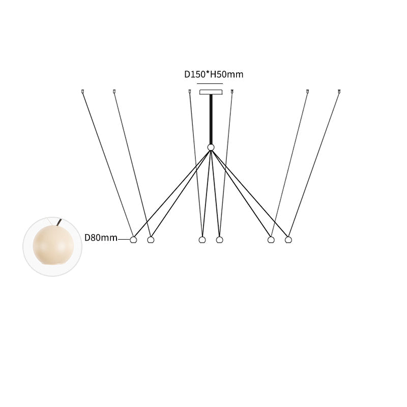 Konstellation modulært system til pendellampe