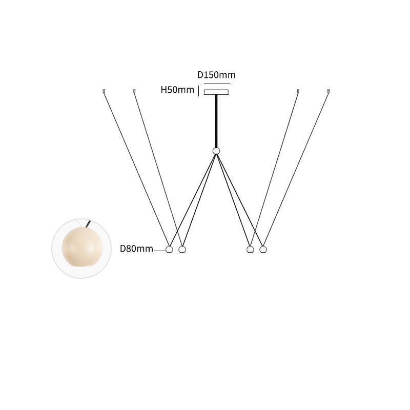 Konstellation modulært system til pendellampe