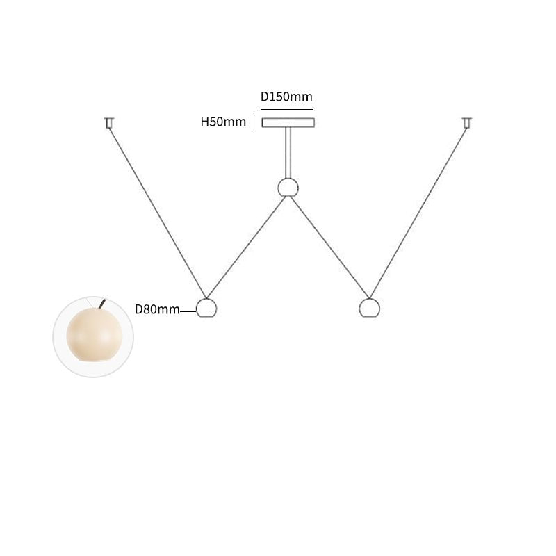 Konstellation modulært system til pendellampe