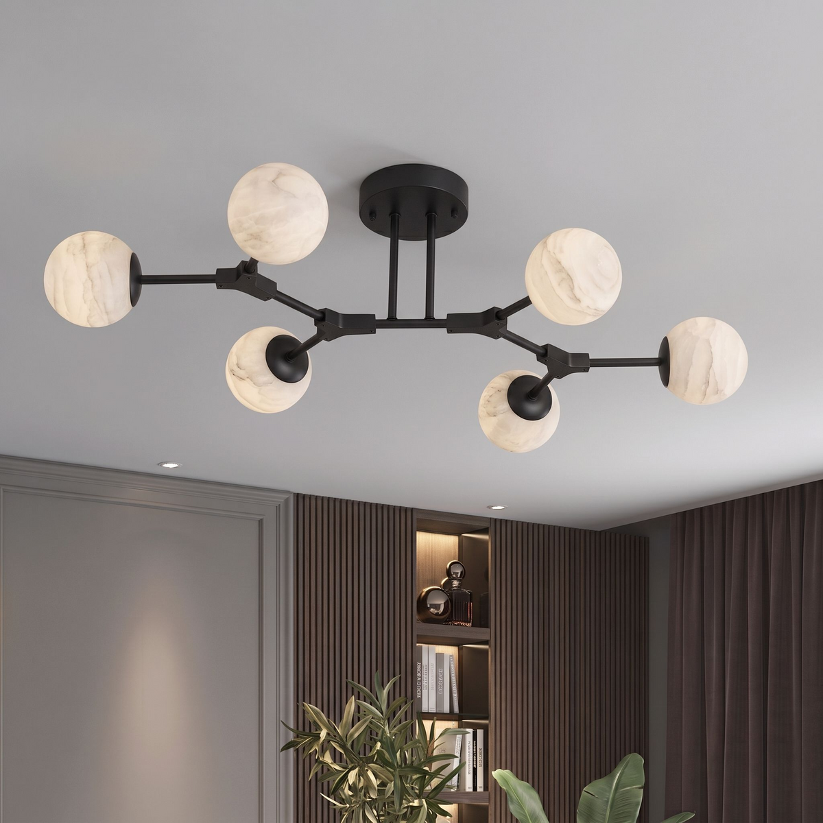Candeeiro de Teto de Alabastro Haverhurst