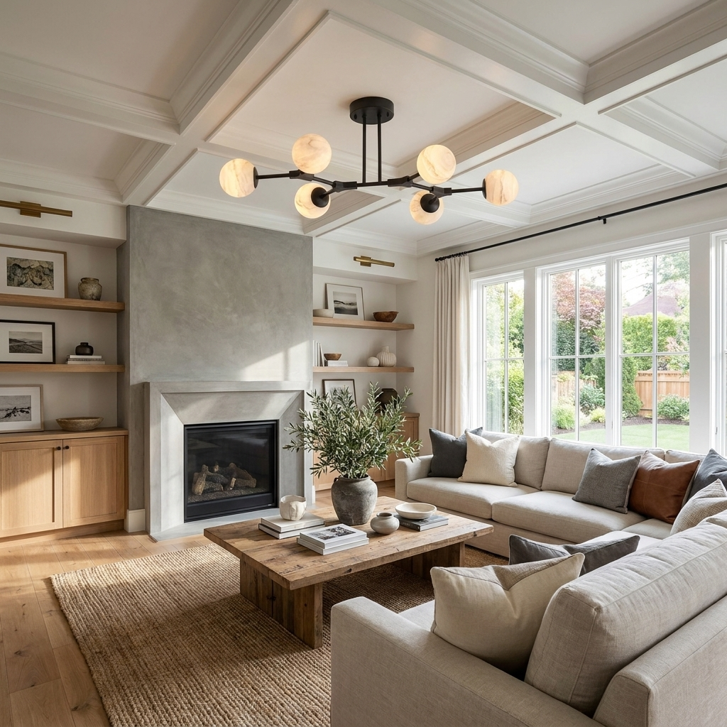 Candeeiro de Teto de Alabastro Haverhurst
