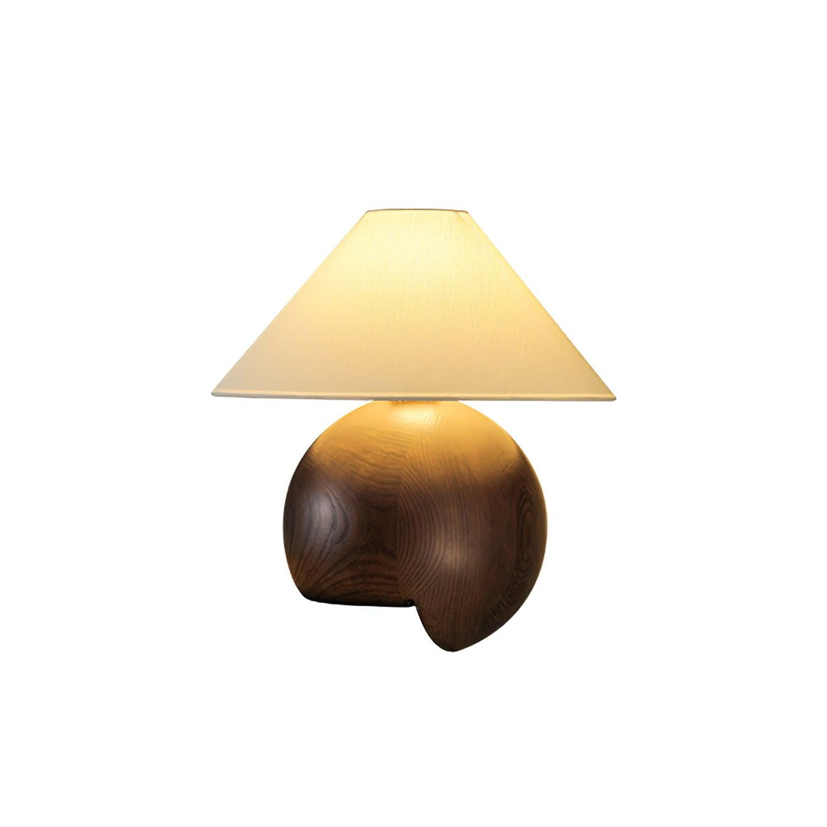 Halise organisk bordslampa i trä