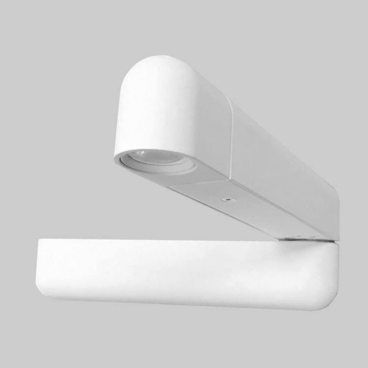 Soreora svartur LED-vegglampi, stillanlegur, með USB
