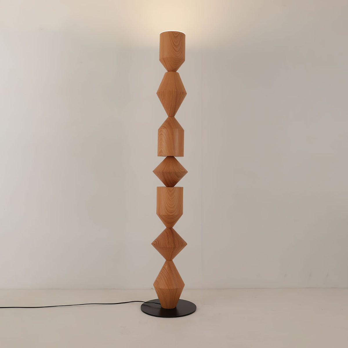 Drisen minimalistisk gulvlampe i træ
