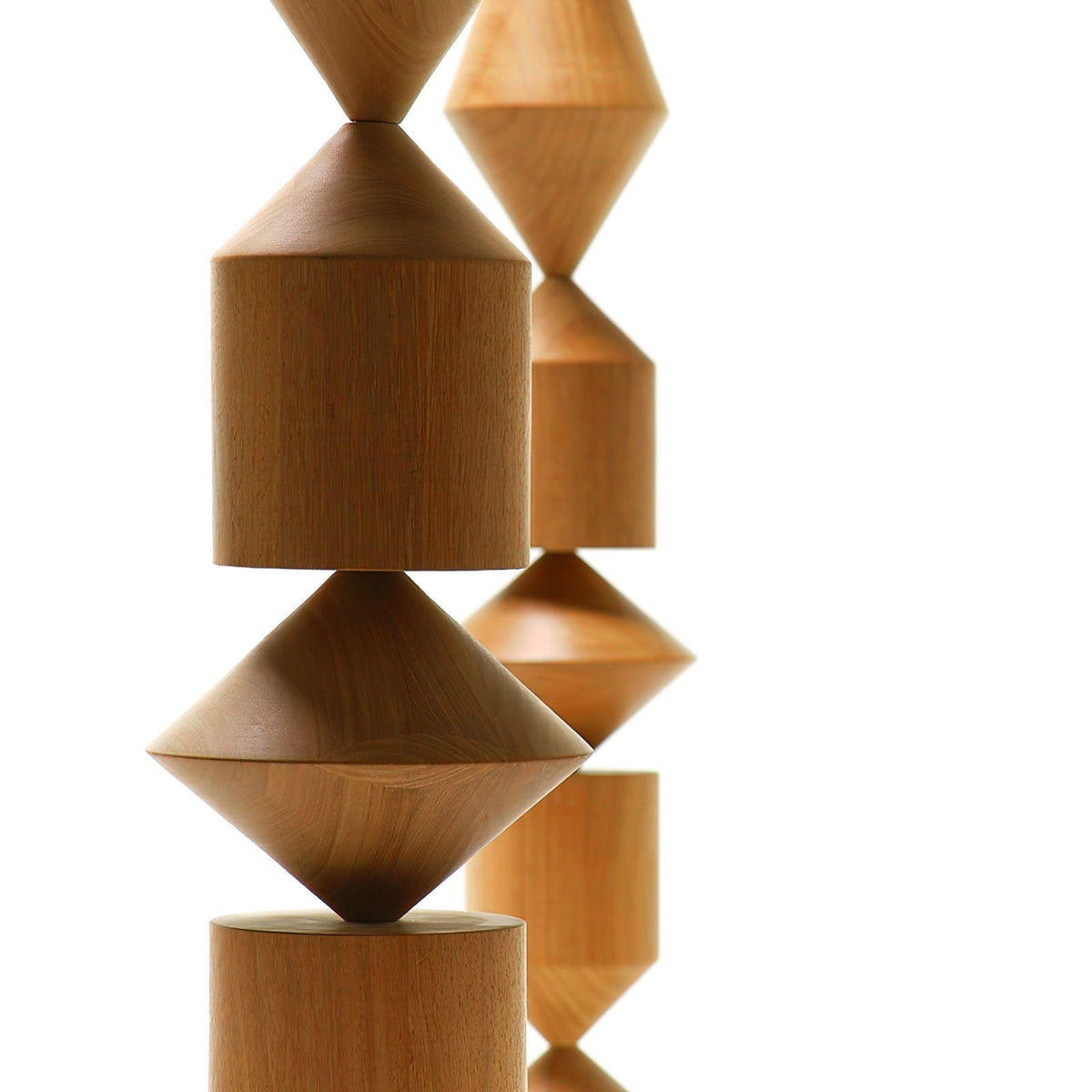 Drisen minimalistisk gulvlampe i træ