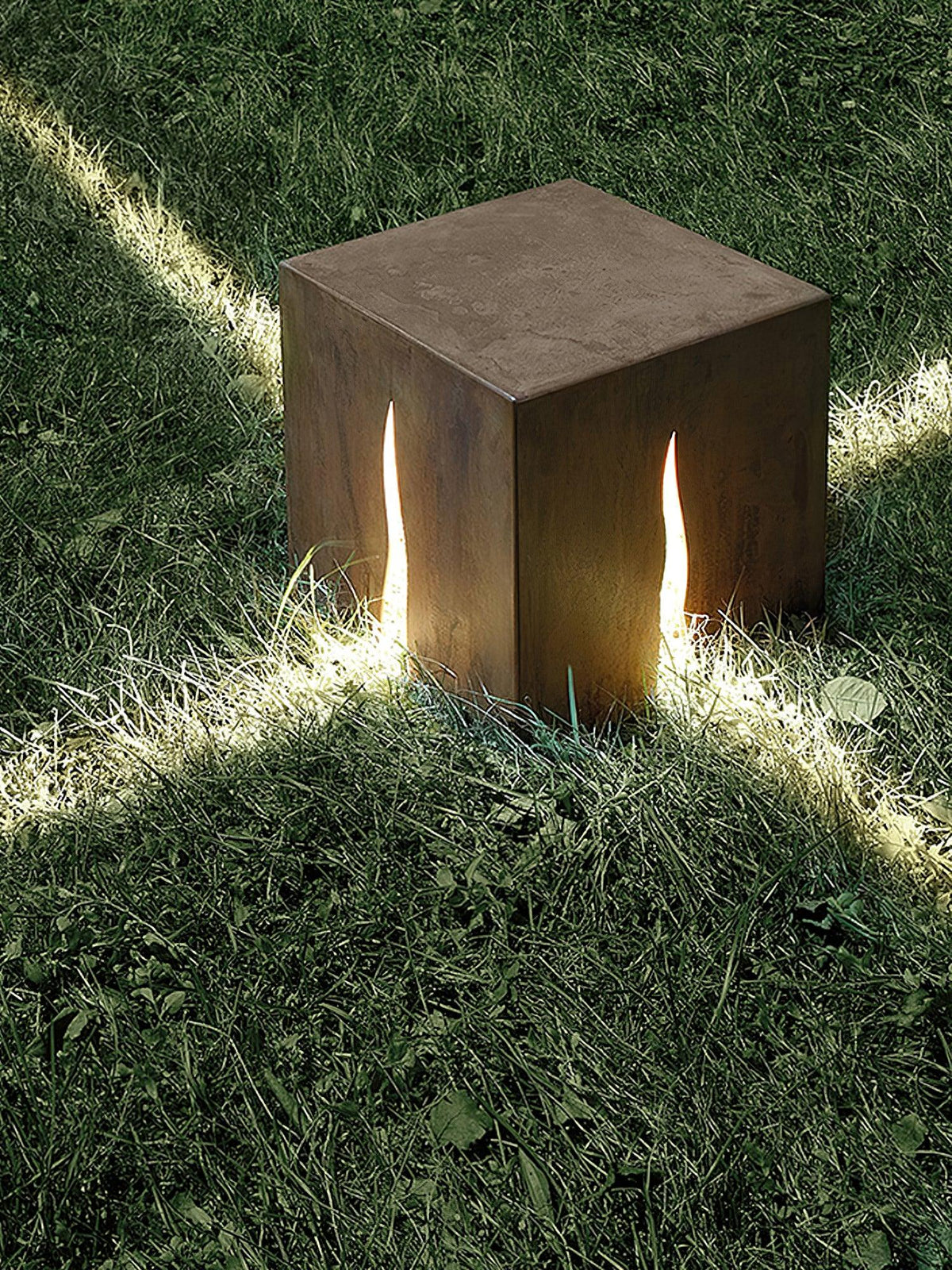 Candeeiro de exterior Cubo Rachado