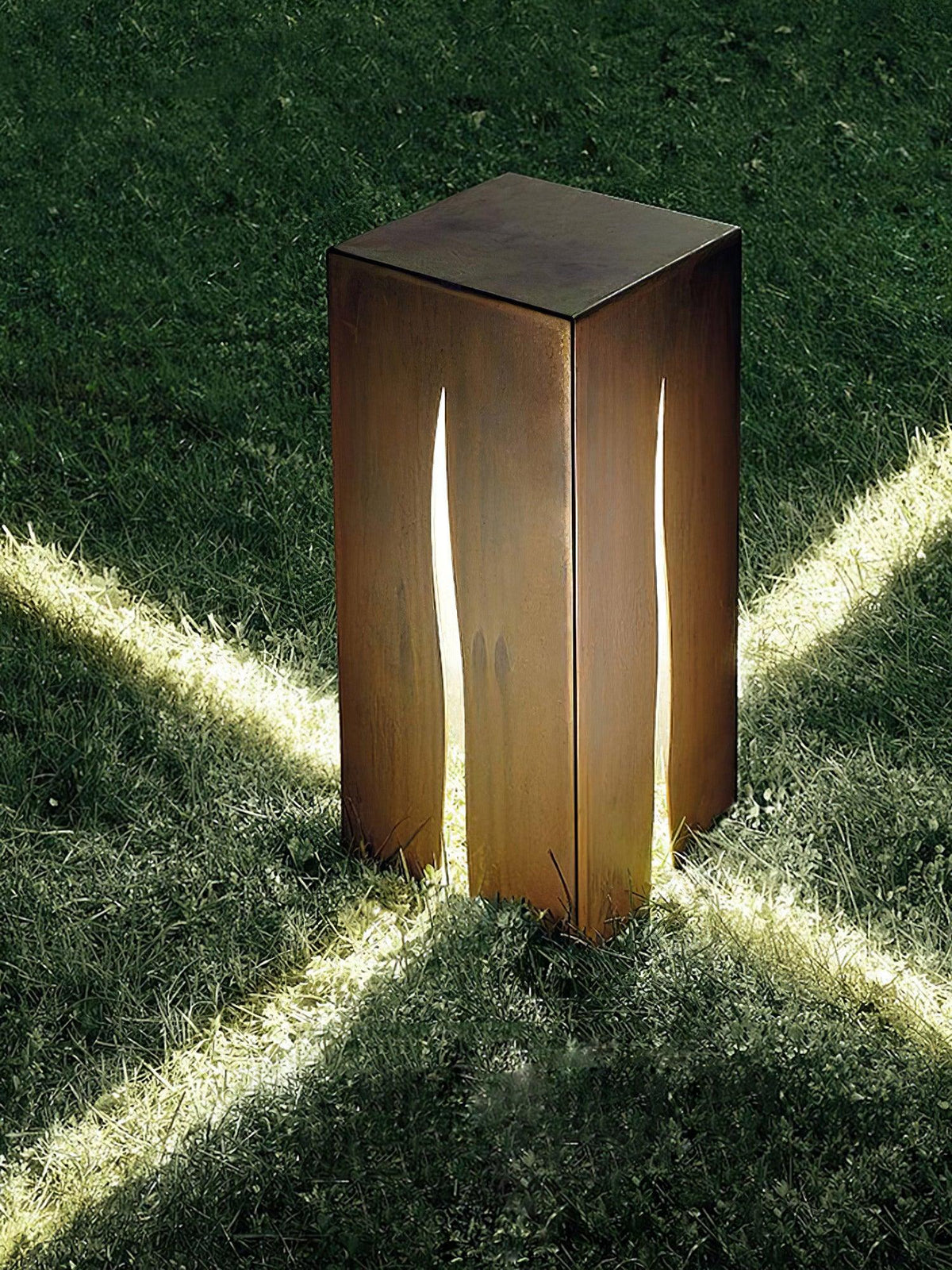 Candeeiro de exterior Cubo Rachado