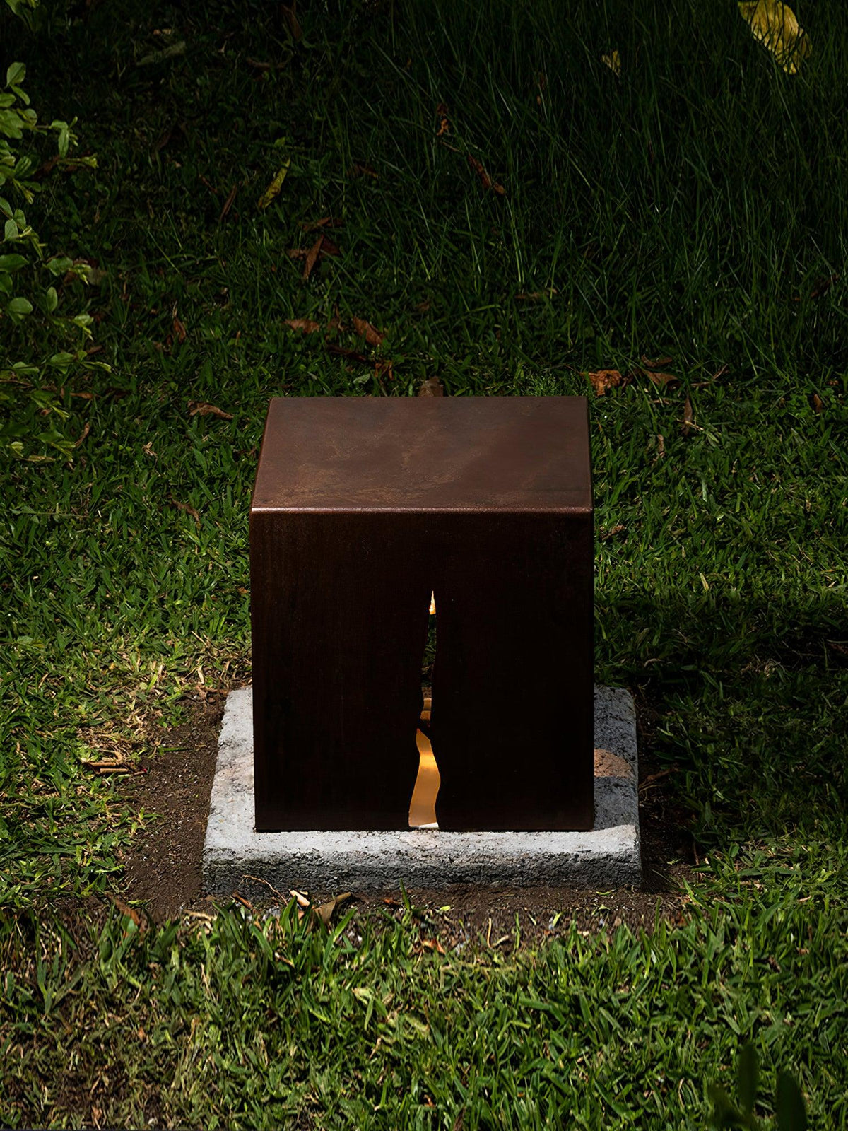 Candeeiro de exterior Cubo Rachado