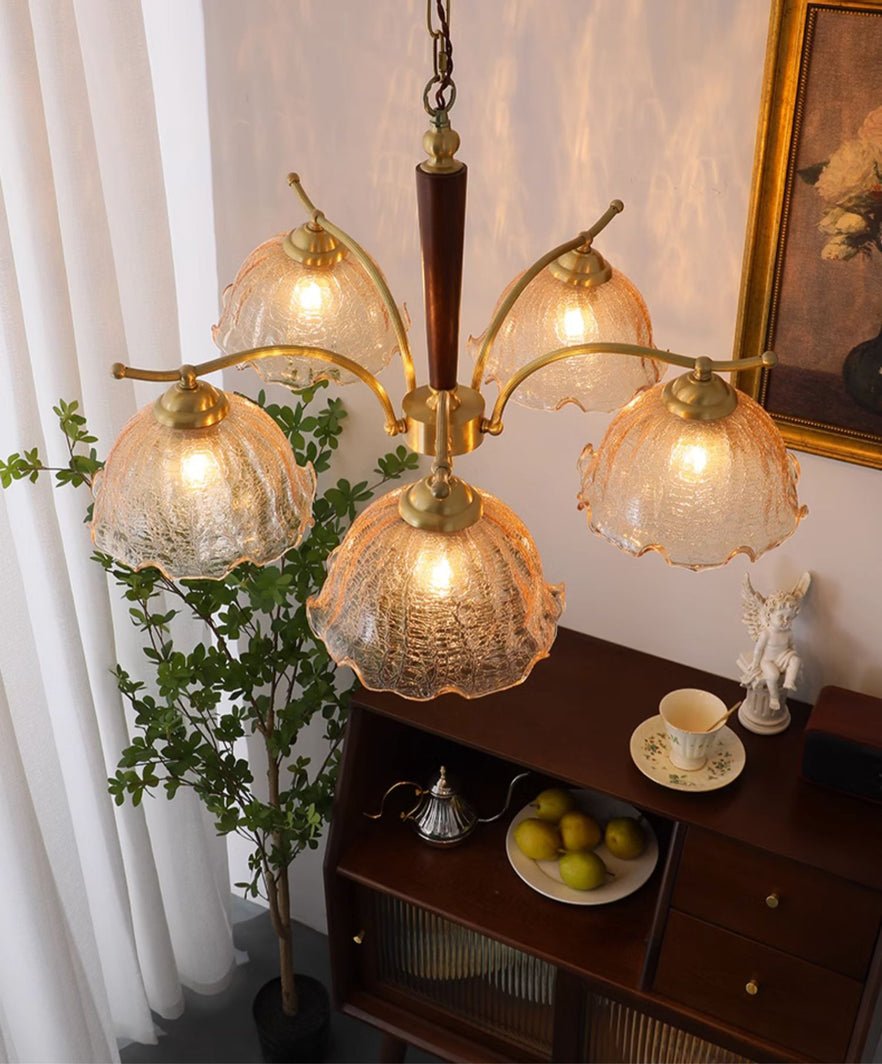 Orchid Vintage-glerljósakróna