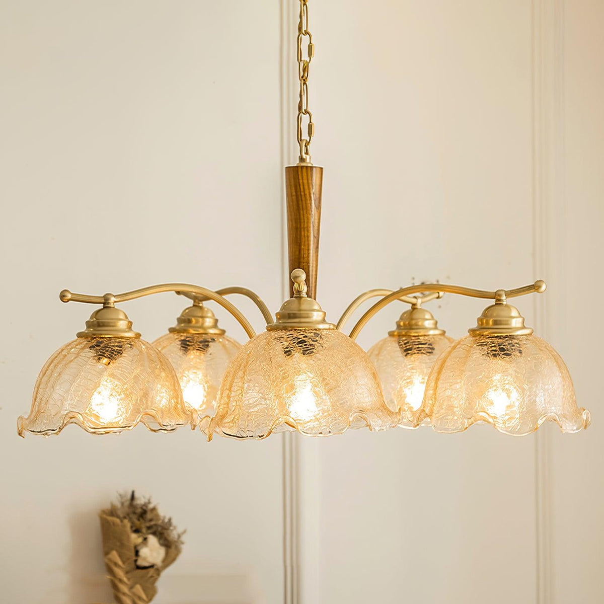 Orchid Vintage-glerljósakróna