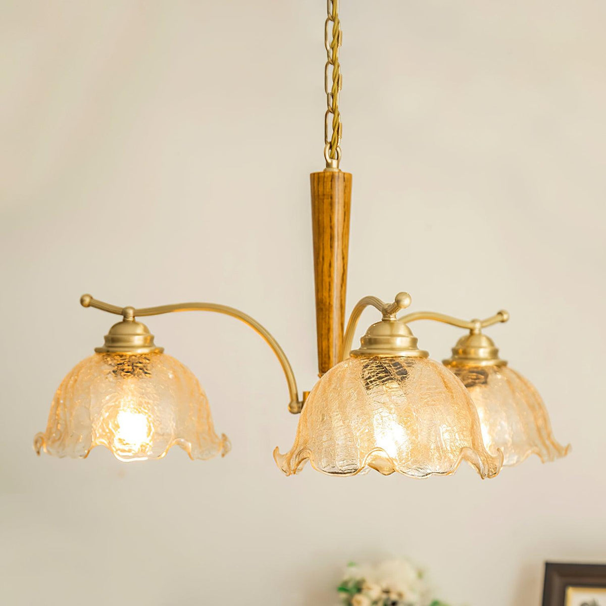 Orchid Vintage-glerljósakróna