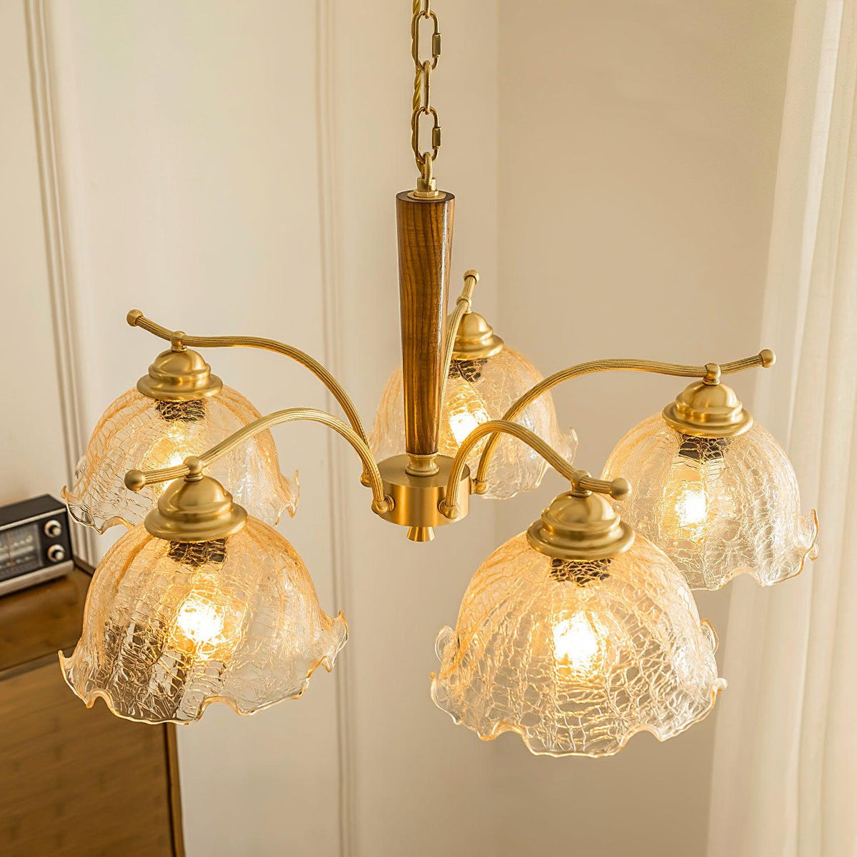 Orchid Vintage-glerljósakróna