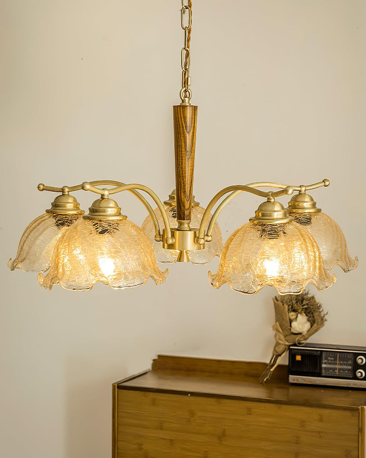 Orchid Vintage-glerljósakróna